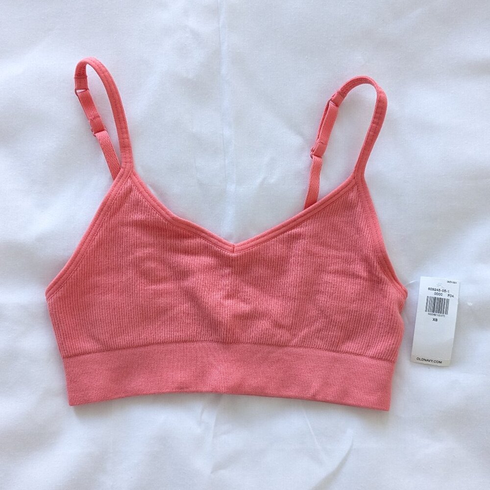 Old Navy Coral Pink Sports Bra (XS)